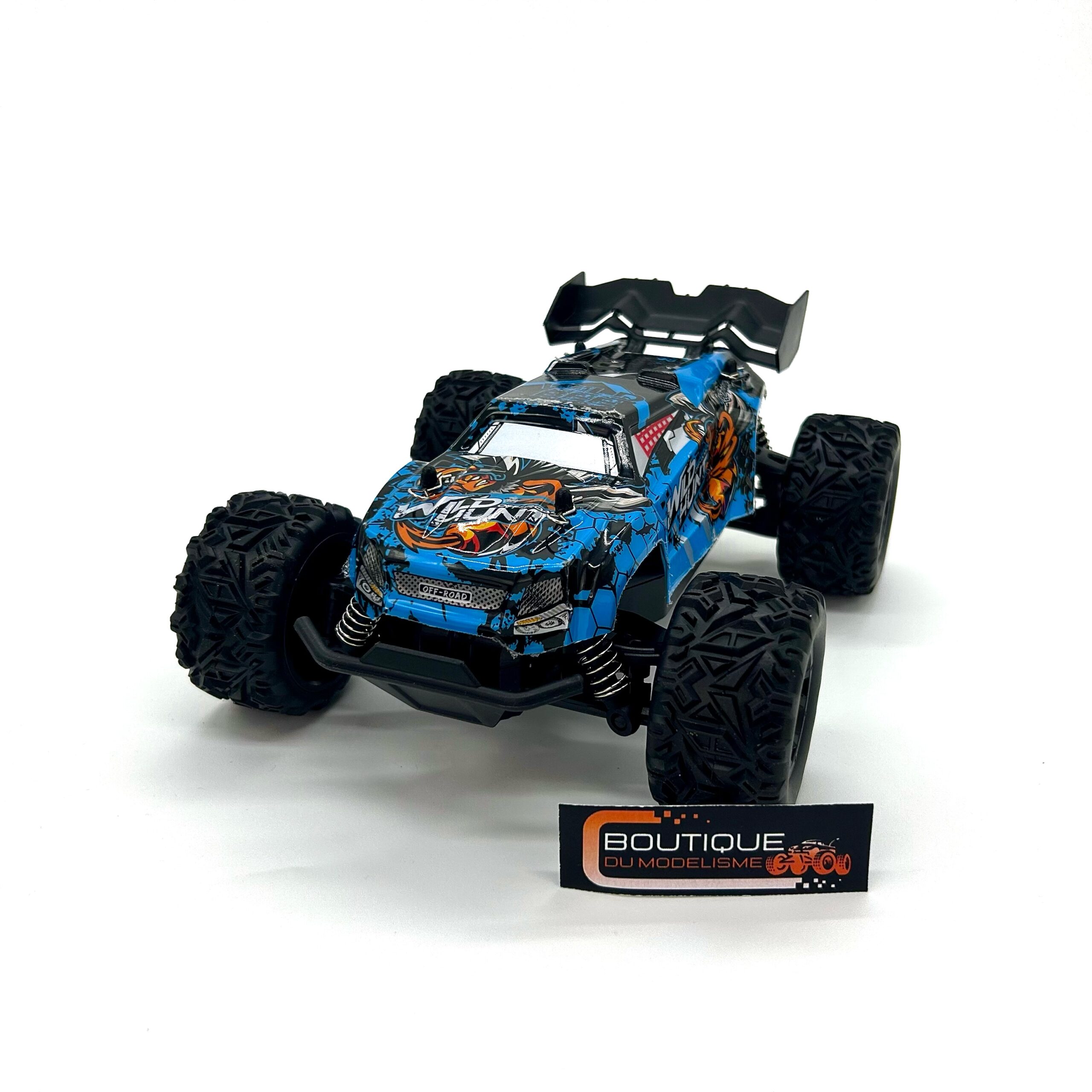 Beast 1:20 roulant sur chemin de terre.