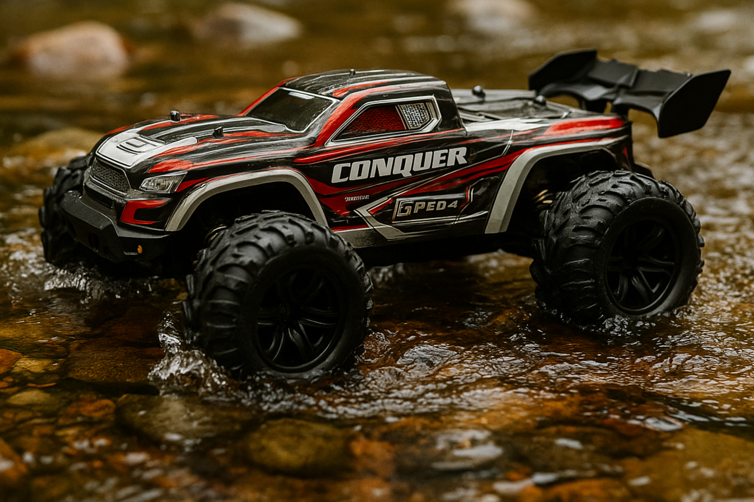 Voiture télécommandée Monster 50 km/h